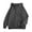 Dark Gray XL, variant on Men Women Jacket Coat Hooded Drawstring Long Sleeve Zipper Placket Outwear with Pockets Loose Fit Sweatshirt Outwear