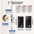 thumbnail image 7 of Door Lock,Blacksmith Electronic Door Lock with Knob Handle,Keypad  Smart Door Lock for Home,Black ﻿, 7 of 7