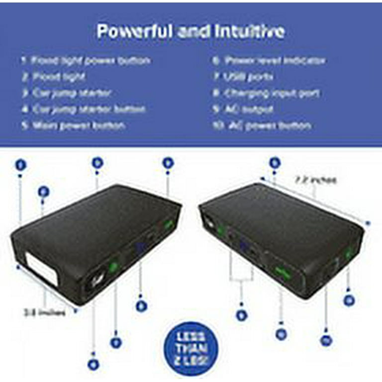 HALO Bolt Wireless Laptop Power Bank - 44400 mWh Portable Phone