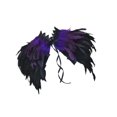 thumbnail image 3 of Capa de Chal de Plumas Jinwen Cómoda Gótica Accesorios Disfraz Halloween Púrpura Negro, 3 of 8