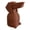 Brown, variant on Dserhfy Trailer Hitch Ball Cover 3D Printed Dachshund Dog Hitch Ball Protector Cap Funny Towing Hitch Ball Cover for RV Trailer Truck Accessories