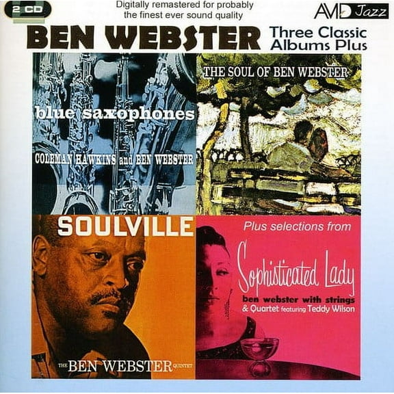 Ben Webster - Blue Saxophones/Soulville/Soul Of Ben - Music & Performance - CD