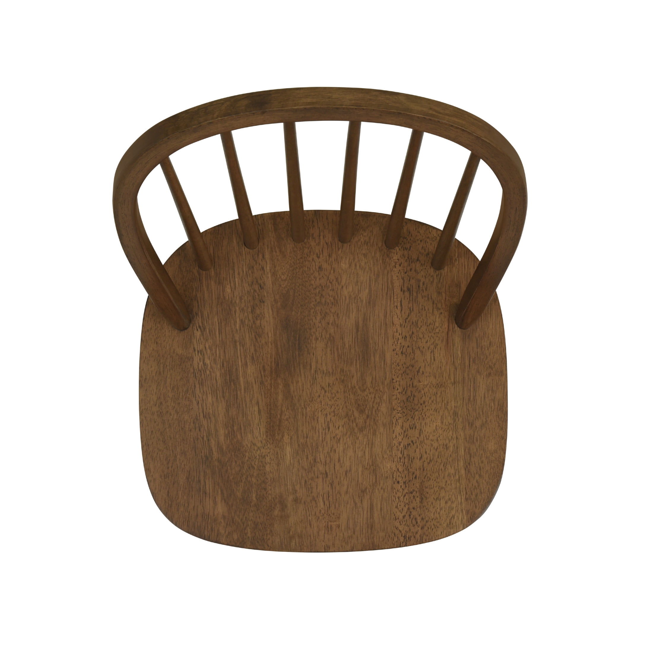 Christopher Knight Home 29.25" Bar Stools with Windsor-Back, Solid Wood Frame, Walnut, Set of 2
