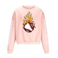 thumbnail image 3 of Sudadera sin capucha para hombre, cuello redondo, deportiva, con estampado de béisbol, sudadera con capucha, manga larga, blusa de poliéster para hombre, 3 of 4