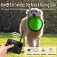 thumbnail image 4 of Sistema de valla inalámbrica para 2 perros, valla eléctrica 2 en 1 para perros con collar de entrenamiento remoto, valla inalámbrica ajustable para perros, 4 of 5
