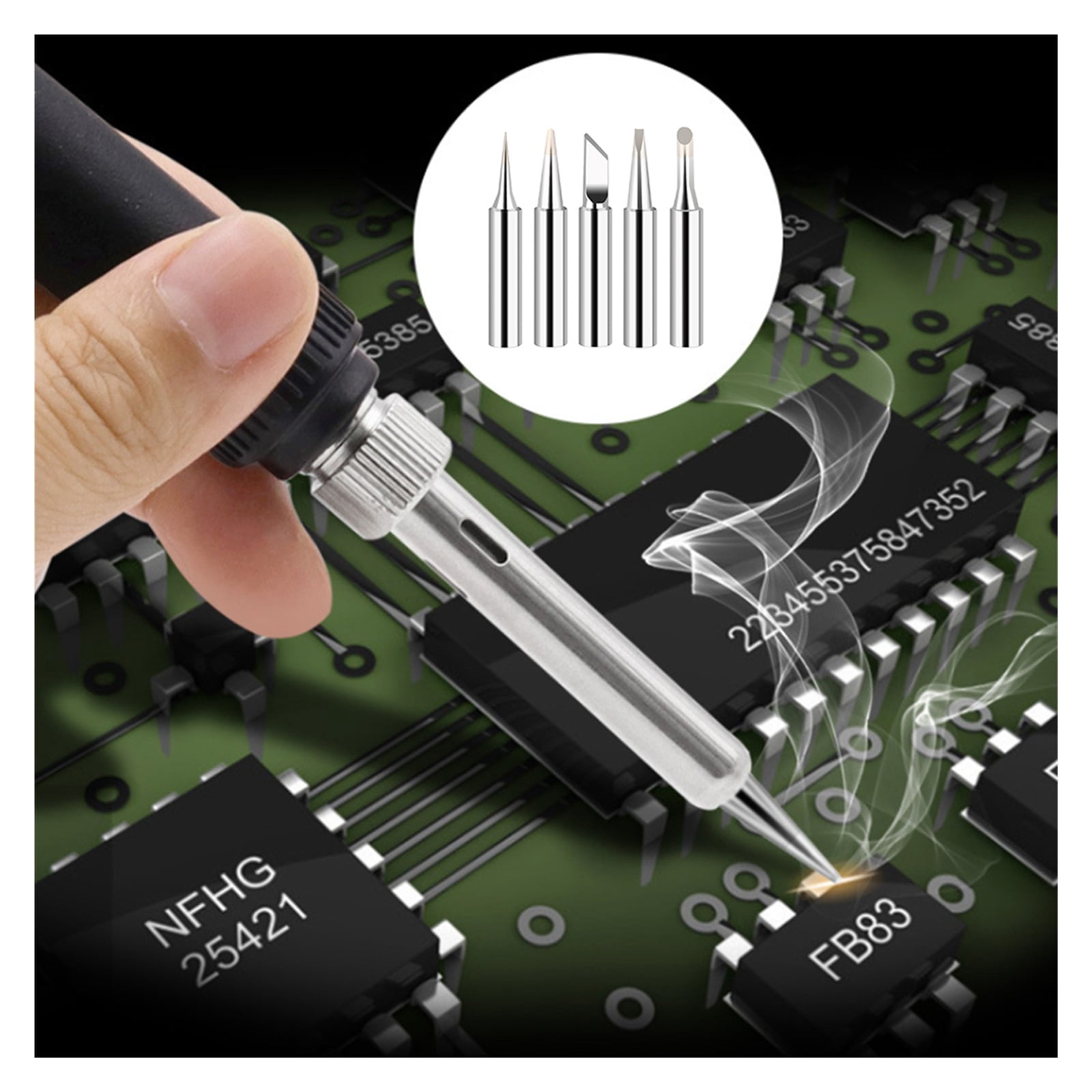 Electric Soldering Iron Adjustable Temperature Internal Heating,Solder Iron Tip Kit Welding Pencil Repair Tools,welding Tools ,Accurate Temperature Control