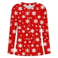 thumbnail image 5 of Open Front Cardigan for Women Christmas Graphic Button Down Open Front Xmas Sweaters Trendy Crewneck Long Sleeve Holiday Cardigans Casual Winter Outfits, 5 of 5