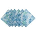 thumbnail image 1 of Serviette d'Extérieur Imprimée en Paisley Aquarelle Bleu - Lot de 6, 1 of 1