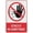 Warning Sign 4, variant on Store Closing Everything Must Go Sign Metal 8"x12" Rust Free Aluminum, Indoor & Outdoor Use For Fence And Yard, Store Closing Marker, Business Sign