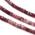 thumbnail image 3 of Gradient Color Natural Pink Beads Strands Faceted Table Cut Cube 2x2x2mm Hole: 0.7mm 186pcs/strand 15.55''(39.5cm), 3 of 5