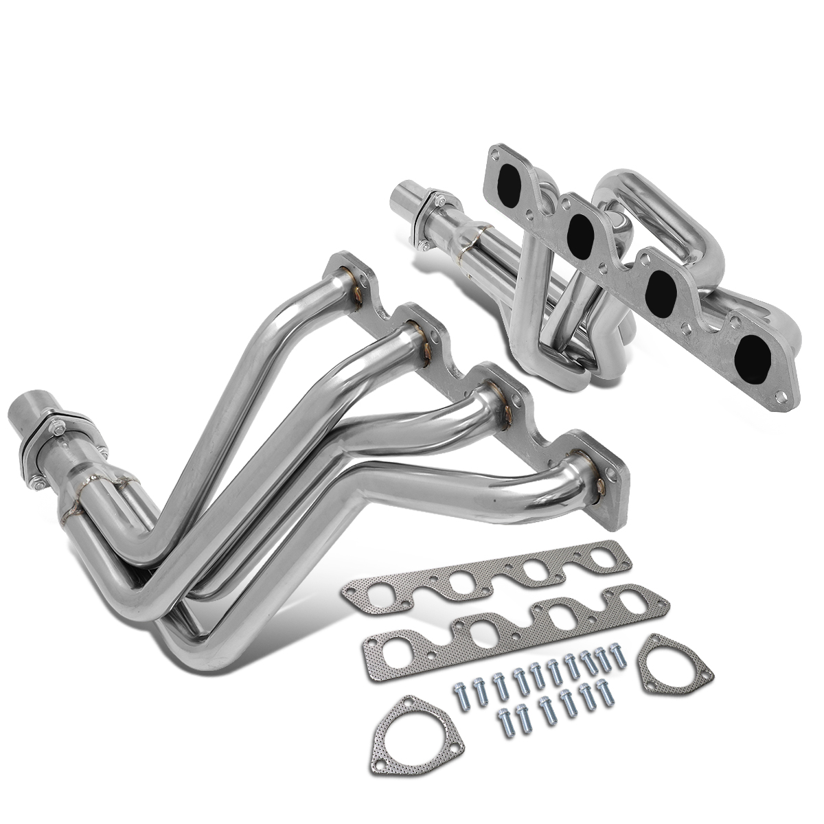 For 1980 to 1982 Ford F150 F250 F350 5.8L 6.6L V8 Engine Pair Stainless