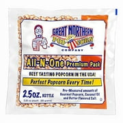 2.5 oz Popcorn Pack ? Pre-Measured Movie Theater Style All-in-One Kernel Salt Oil Packets