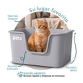 thumbnail image 2 of Arenero Para Gato Caja De Arena Grande Con Pala Esquimal Pets Color Gris, 2 of 6