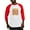 Red/White, variant on CafePress - World's Grooviest Dad Baseball Jersey - Cotton Baseball Jersey, 3/4 Raglan Sleeve Shirt