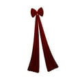 thumbnail image 5 of Christmas Bow Tree Topper Ornament Bow Large Velvet for Holiday Home Party Indoor Outdoor Christmas Xmas Decor, 5 of 9