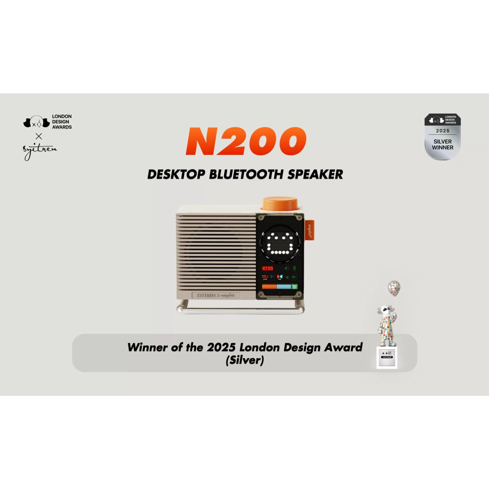 Syitren N200 Mini Portable Bluetooth Speaker for Desk