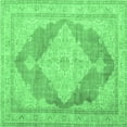thumbnail image 1 of Ahgly Company Indoor Square Persian Emerald Green Traditional Area Rugs, 4' Square, 1 of 4