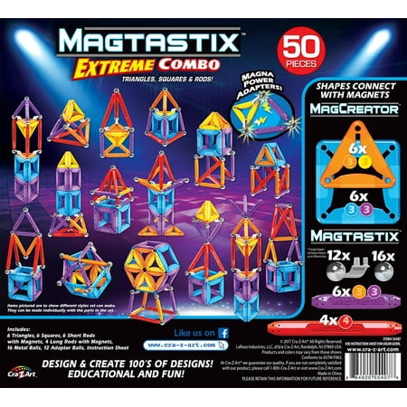 Magtastix Extreme Combo Building Set - 50pc