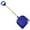 Dark Blue, variant on Homesteed Beach Shovel Kids Snow Shovel Multi Purpose Shovel Plastic Snow Shovel Durable D-Shaped Ergonomic Handle