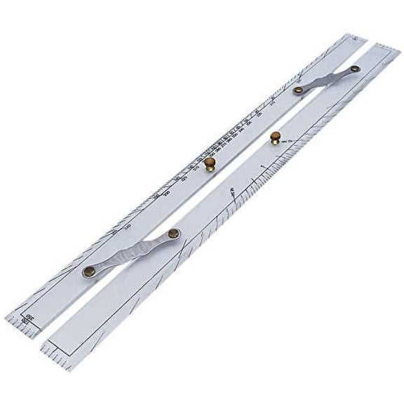 Marine Ruler Parallel Ruler Nautical Charts Parallel Ruler Mapping Points to Pull Parallel Ruler 450MM