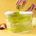 thumbnail image 2 of Household Vegetable Dehydrator Multi-Functional Draining Basket Washing Basket Kitchen Supplies Draining Basket Fruit and Vegetable Salad Spinner, 2 of 5