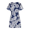 thumbnail image 4 of Vestido Casual de mujer Puntoco Azul Marino L, 4 of 5
