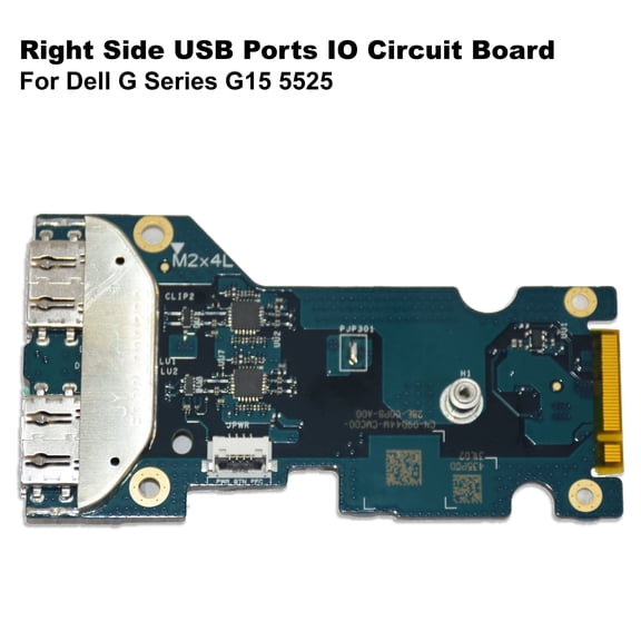 Open Box Dell G15 5525 Right Side I/O Board, USB-C/USB-A Audio Jack Module - 9D44M