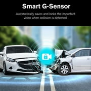 YADA Roadcam AI PLUS, AI-Powered 4K Dash Cam with 1080p Rear Cam, Full-Coverage Driver Assistance
