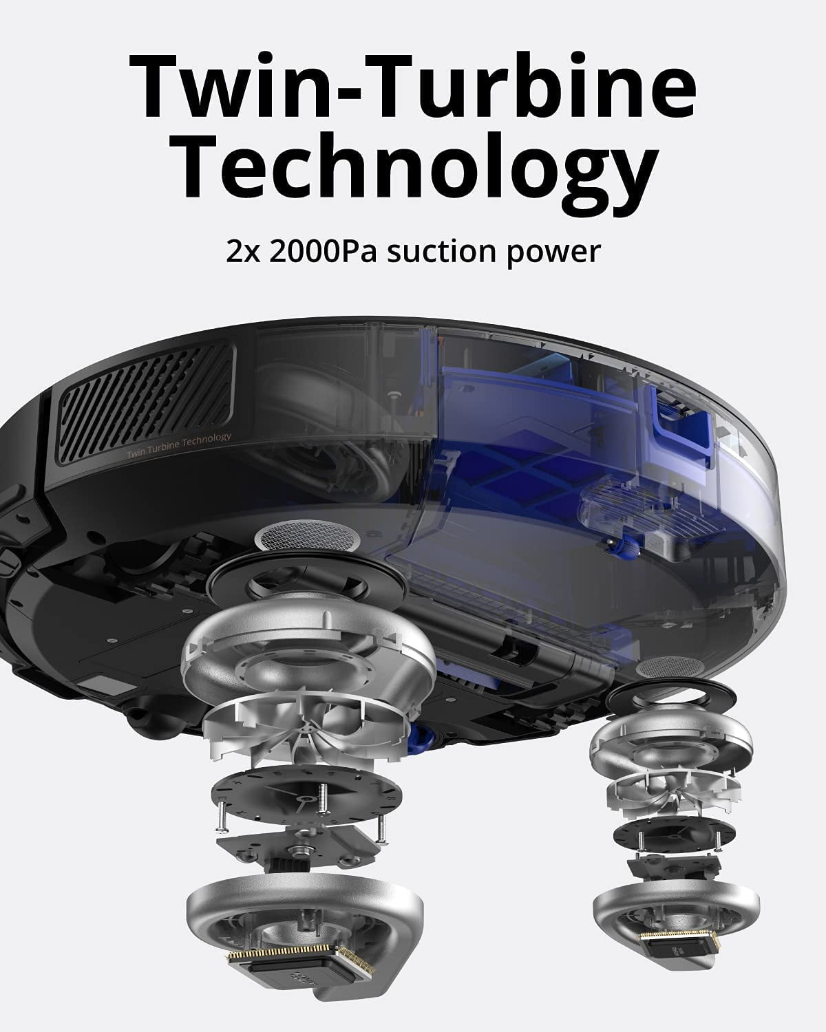 Anker　eufy　x8 Anker eufy RoboVac X8 with Brushes, 2000Pa x2 Suction, iPath
