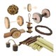 thumbnail image 1 of Juguetes de madera para conejillos de indias, accesorios de ejercicio, juego de juguetes para hámster, suministros para mascotas F, 1 of 9