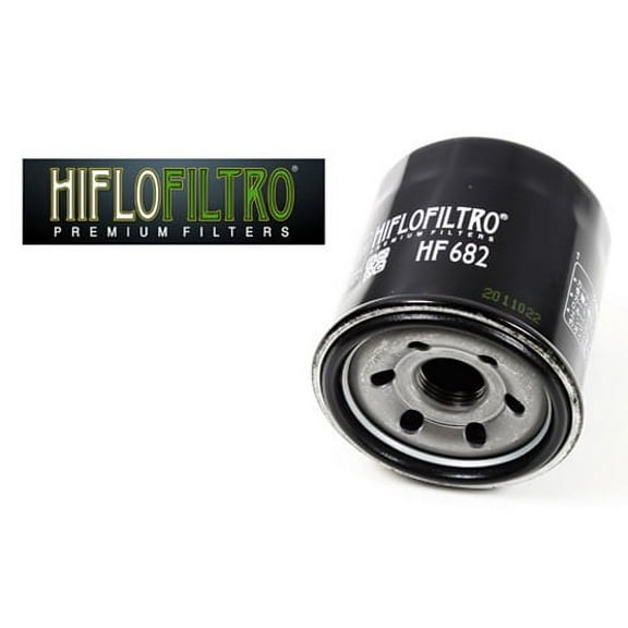 Hiflofiltro HF682; Oil Filter (Black)
