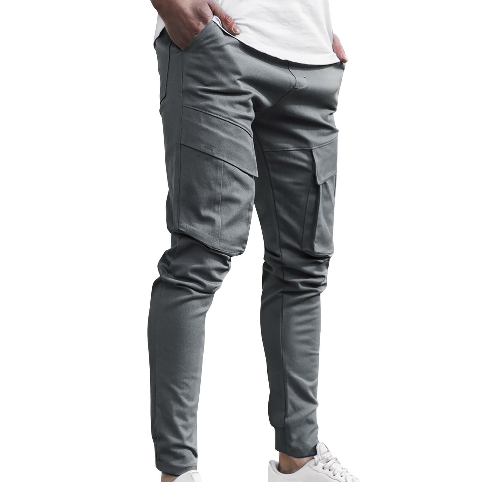 symoid Mens Cargo Pants- Christmas and Thanksgiving Gift New Mid Rise ...