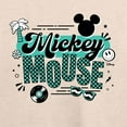 thumbnail image 3 of Disney - Mickey & Friends - Mickey Outline - Retro Music Style - Women's Lightweight French Terry Long Sleeve Shirt, 3 of 5