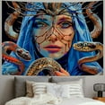thumbnail image 2 of Creowell  Witch Tapestry Skull Tapestries Gothic Wizard Tapestry for Bedroom Witchy Snake Tapestry Horror Blood Tapestry Wall Hanging for Living Room 40x60inch, 2 of 6