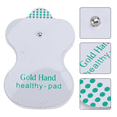 thumbnail image 4 of EeaseCA 20 Pcs Patch Électrode de Remplacement pour Massages Électrothérapie Auto-Adhésif Taille m Blanc, 4 of 5