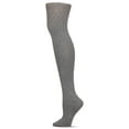 thumbnail image 4 of MeMoi Textured Chevron Cotton Blend Sweater Tights - Womens - Female (M-L, Cloudy Skies), 4 of 5