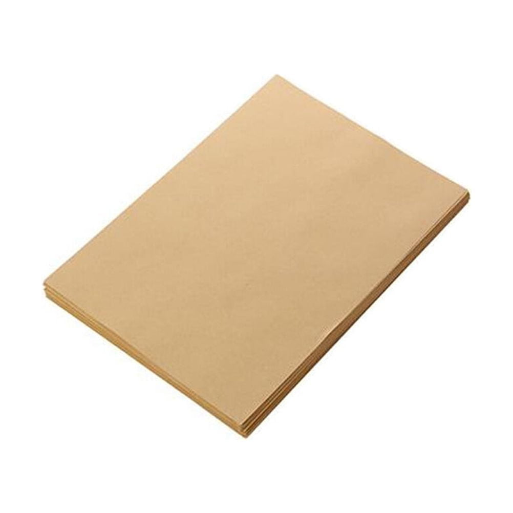 FRCOLOR 100 PCS Brown Parchment Kraft Wrapping Paper 29.7X21CM