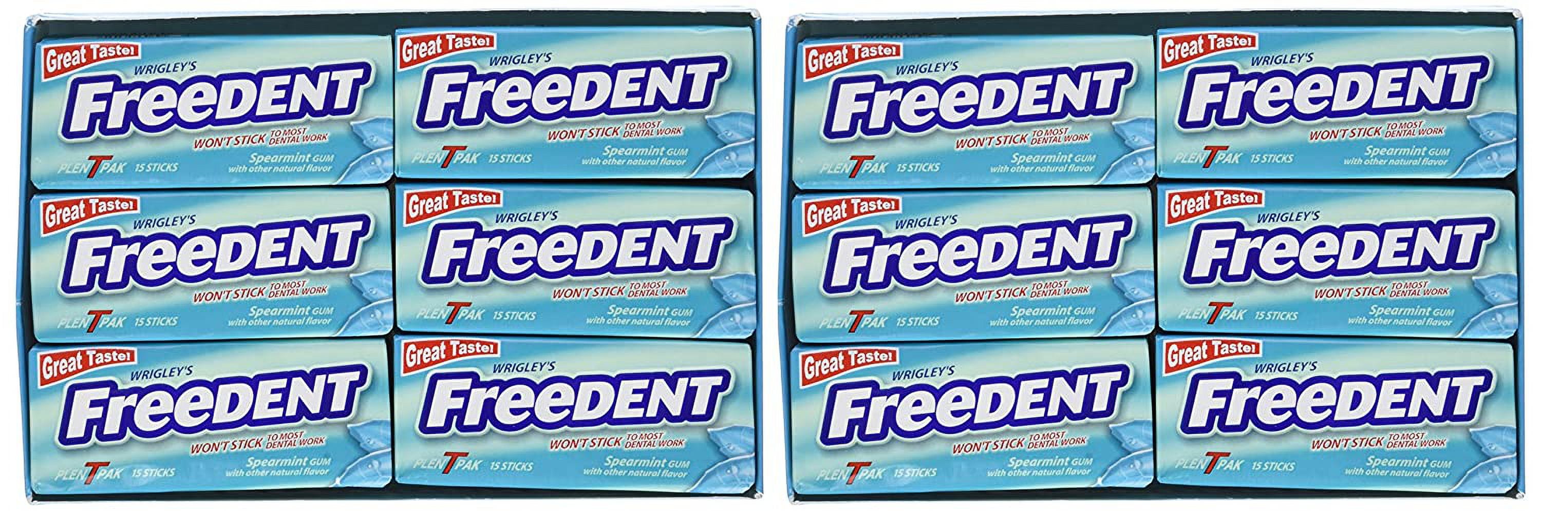 Freedent Spearmint Gum (12 Pack) (2 Pack)