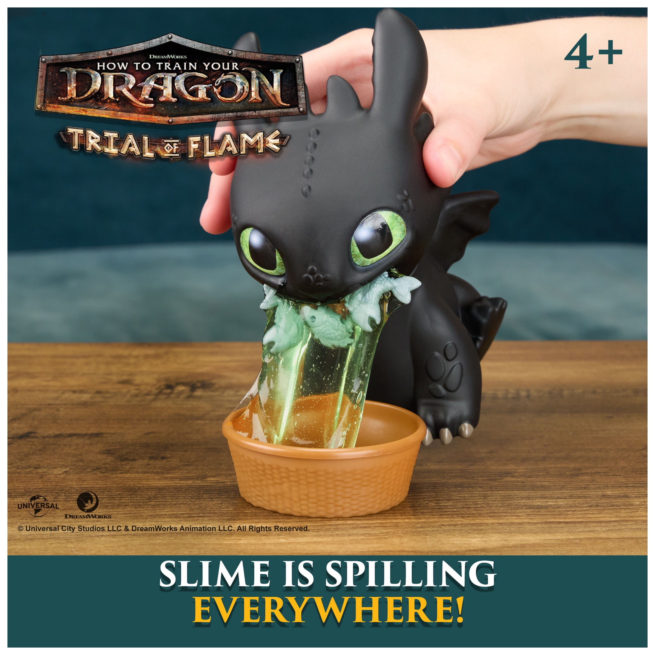 DreamWorks Dragons, How to Train Your Dragon Fish Feeding Toothless Interactive Toy for Kids 4 and up