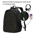 thumbnail image 2 of Fotbe Doodle Dinosaur Mochila con Estampado y Puerto USB para Hombre y Mujer, Mochila Antirrobo, Mochila de Viaje, Mochila Escolar, Mochila Universitaria, 2 of 7