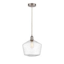 616-1P-SN-G654-12-Innovations Lighting-Cindyrella - 1 Light Mini Pendant In Industrial Style-13.75 Inches Tall and 12 Inches Wide-Brushed Satin Nickel