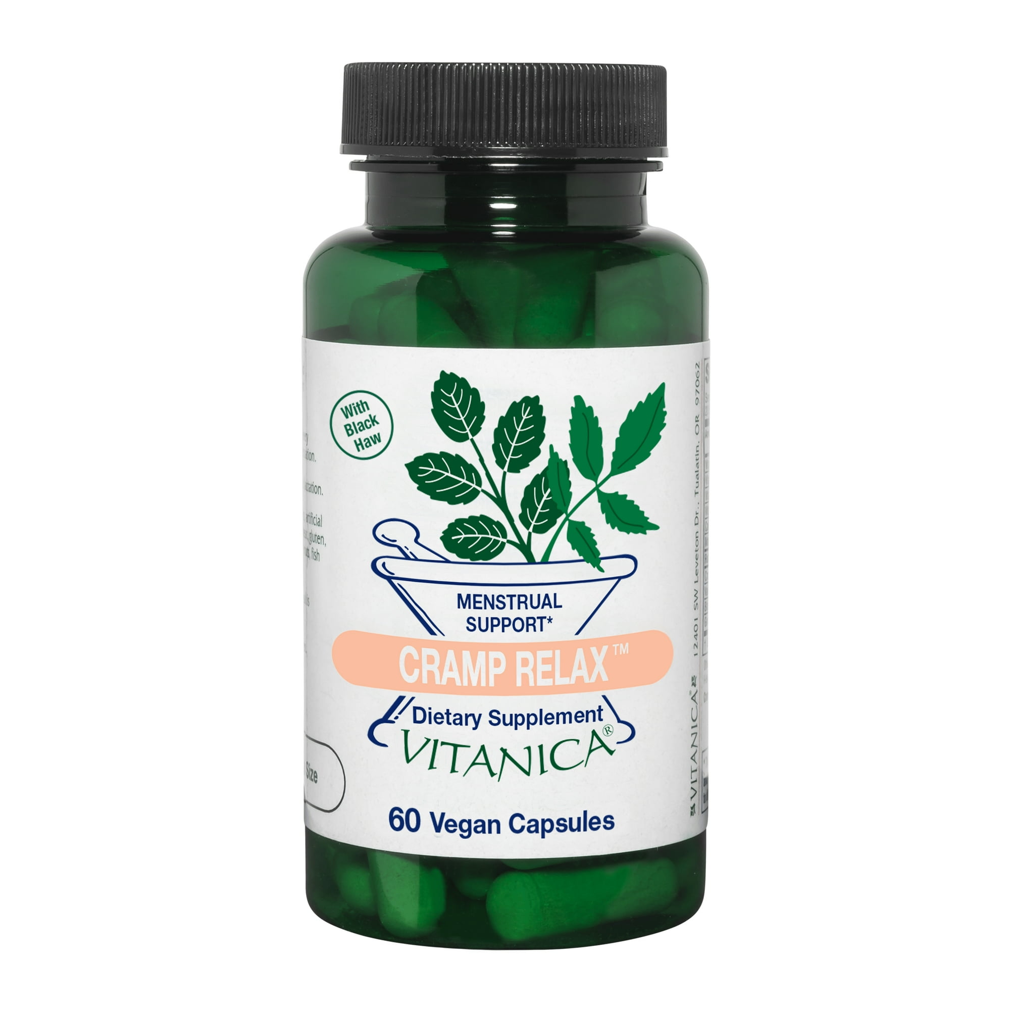 Vitanica Cramp Relax, Menstrual Support, Vegan, 60 Capsules - Pro Logo