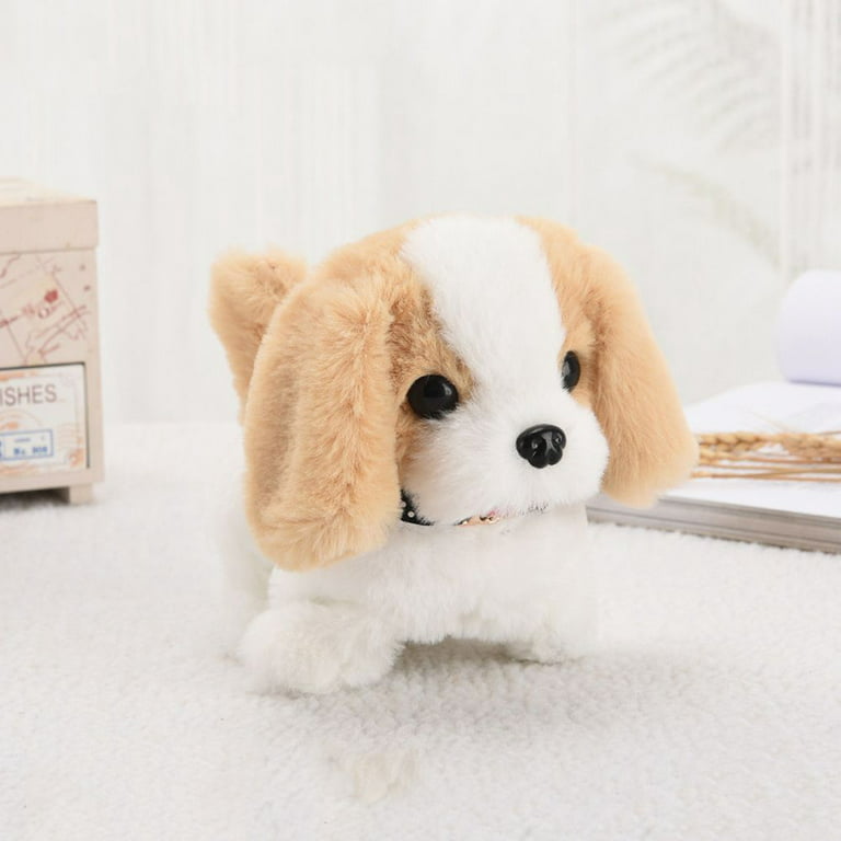Kids Baby Cute Plush Simulation Puppy Interactive Toy Toddler Wagging  Shaking Barking Electric Dog Toy for Children Toy Gift