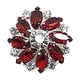 thumbnail image 4 of Floral Rhinestone Glass Button DIY Hand Decorated Button Shirt With, 4 of 5