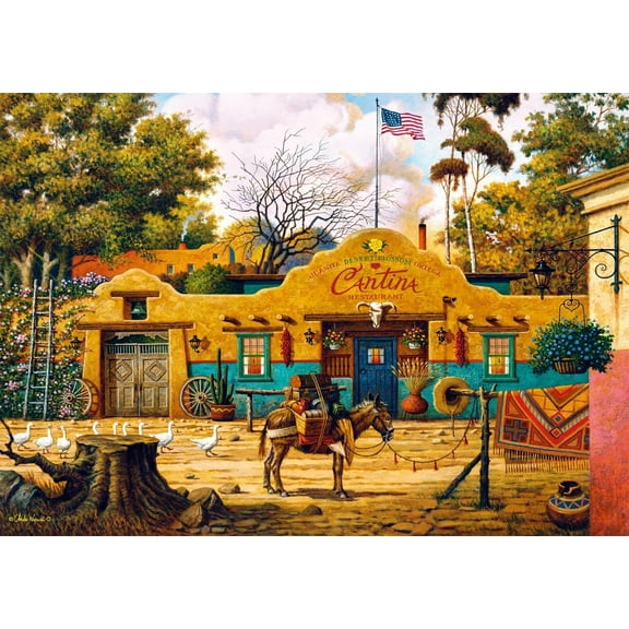 300 Piece Jigsaw Puzzle for Adults 300 Pieces Charles Wysocki - Sunday Morning Stroll - 300 Large Piece Jigsaw Puzzle Modern Home Decor Intellectual Game Wall Art Unique Gift