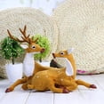 thumbnail image 2 of Ciervo Adorno de Navidad Reno Alce Árbol Navidad Muñeca Decoración Hogar Decorativo B: los 37x17x26cm kusrkot Ciervos, 2 of 8