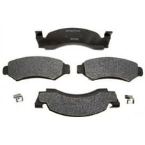 Front Brake Pad Set - Compatible with 1987 - 1993 Ford F-150 1988 1989 1990 1991 1992