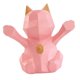 thumbnail image 1 of Escultura de Gato de Resina Geométrica Sunnimix Decoración del Hogar Rosa S, 1 of 8
