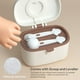 thumbnail image 3 of Blanco: dispensador de leche en polvo, dispensador de fórmula, dispensador de fórmula infantil, dispensador de fórmula infantil, contenedor portátil de fórmula, 3 of 5