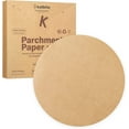 thumbnail image 1 of Katbite 200Pcs 4 Inch Parchment Paper Rounds, Unbleached & Non-Stick, Precut Parchment Circles for Cheesecake Spring Pans, Fridge Storage/Freezing Hamburger Patties, 1 of 7